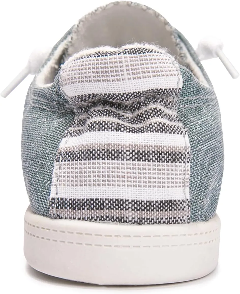 Women's Slip On Canvas Sneaker Low Top Casual Walking Shoes Classic Comfort Flat Fashion Sneakers