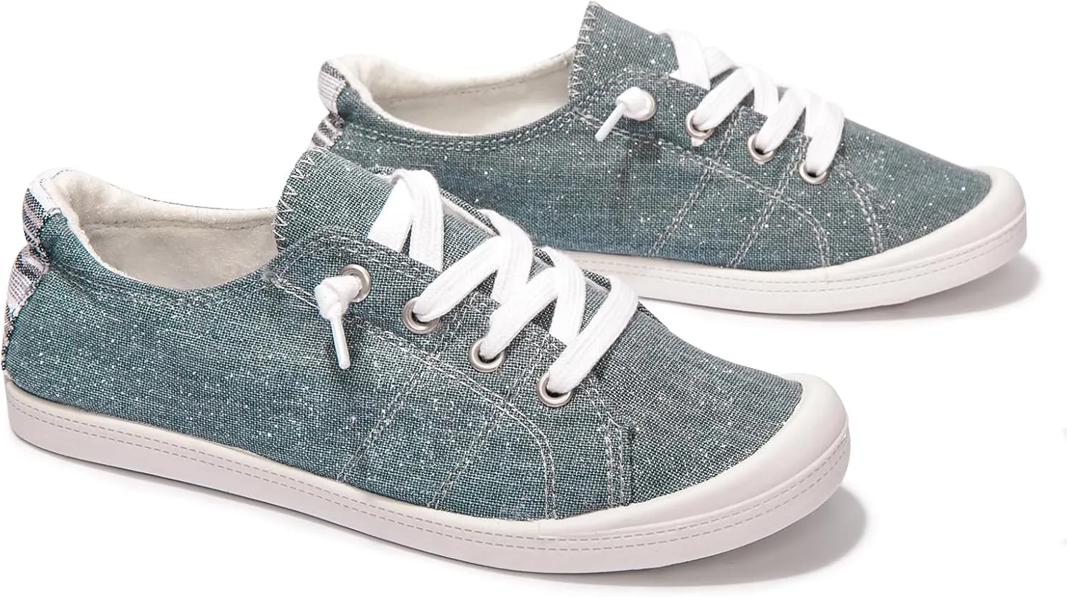 Women's Slip On Canvas Sneaker Low Top Casual Walking Shoes Classic Comfort Flat Fashion Sneakers
