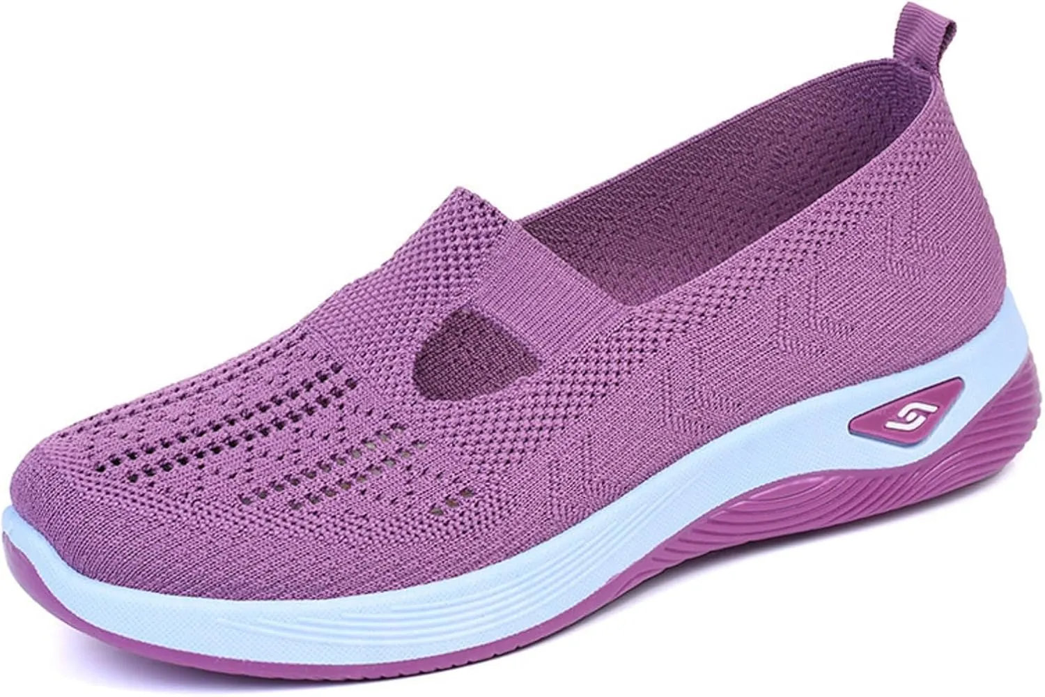 Women's Slip-on Loafers, Casual Walking Shoes, Breathable Sneaker, Non-Slip & Comfortable & Light-Weight