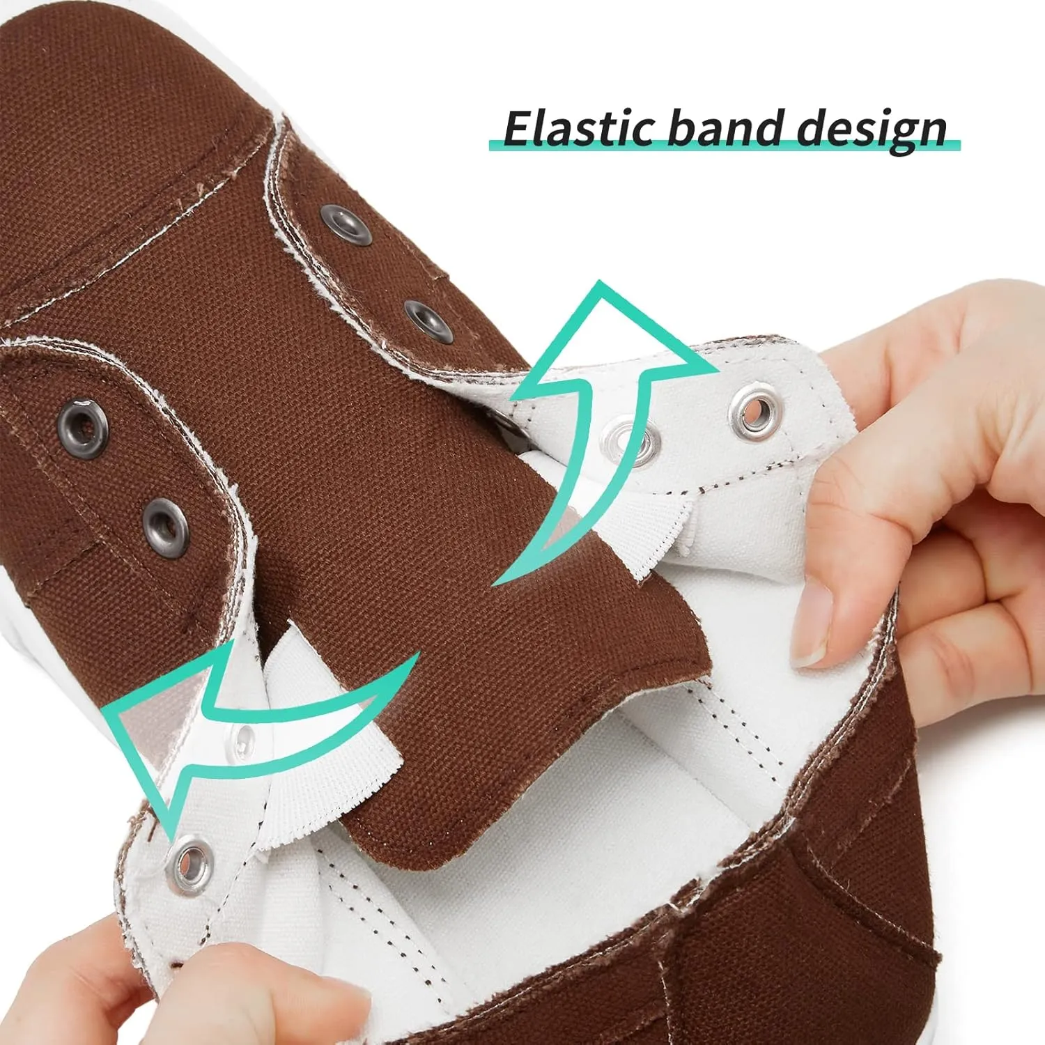 Women's Slip on Shoes Non Slip Fashion Canvas Sneakers Low Top Casual Shoes