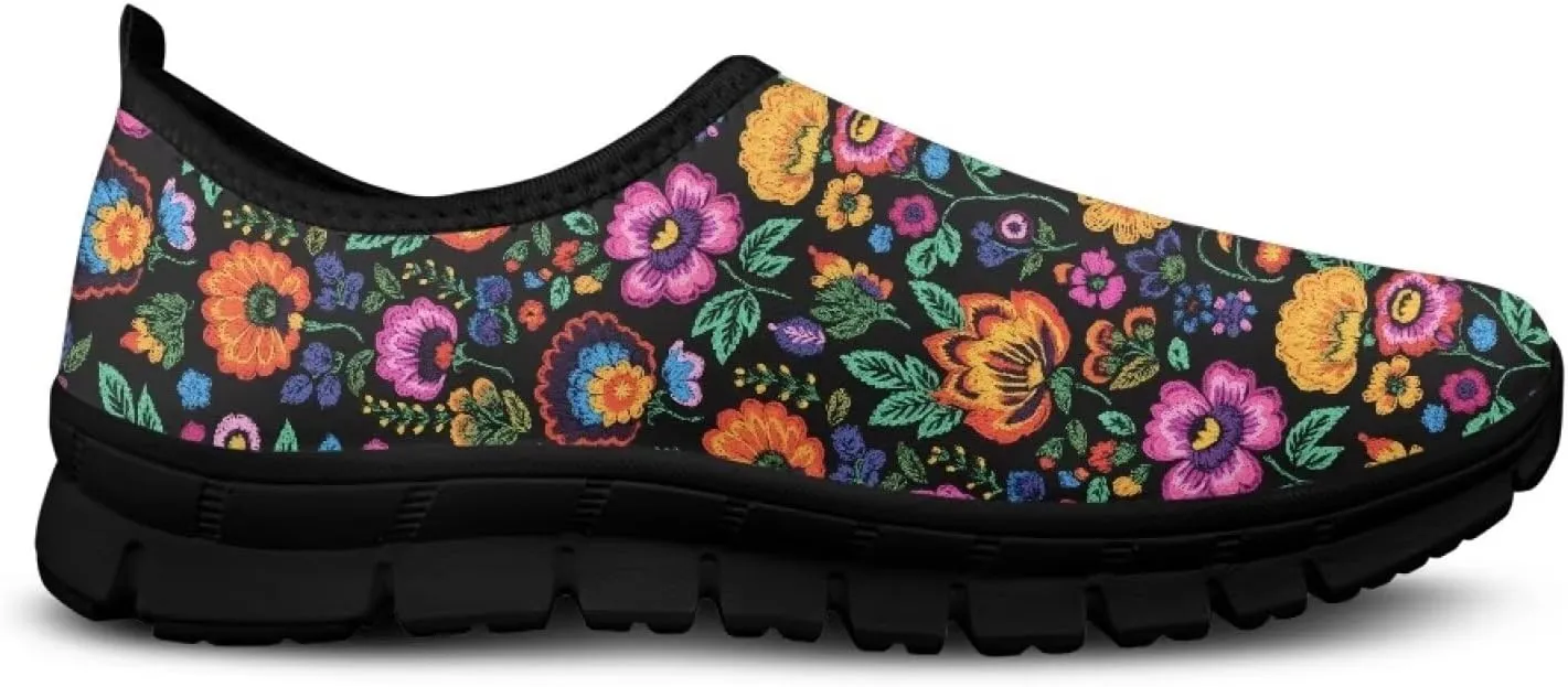 Womens Slip On Walking Shoes Non Slip Loafer Breathable Holiday Travel Shoe Lightweight Casual Low Top Sneakers SizeUS 5.5-11.5