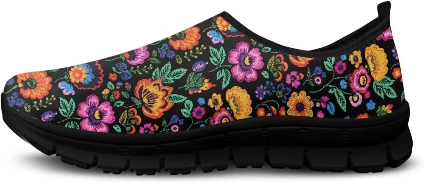 Womens Slip On Walking Shoes Non Slip Loafer Breathable Holiday Travel Shoe Lightweight Casual Low Top Sneakers SizeUS 5.5-11.5