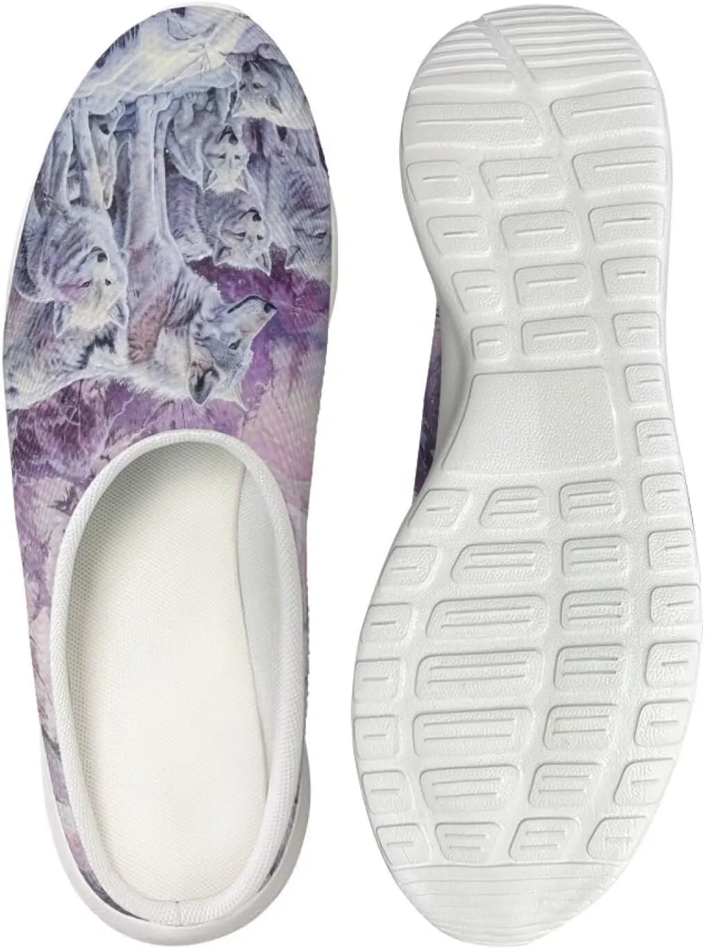 Women's Water Sandals Casual Light Slippers Funny Graphic Garden Clogs Slip On Water Shoes