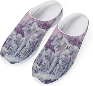 Women's Water Sandals Casual Light Slippers Funny Graphic Garden Clogs Slip On Water Shoes