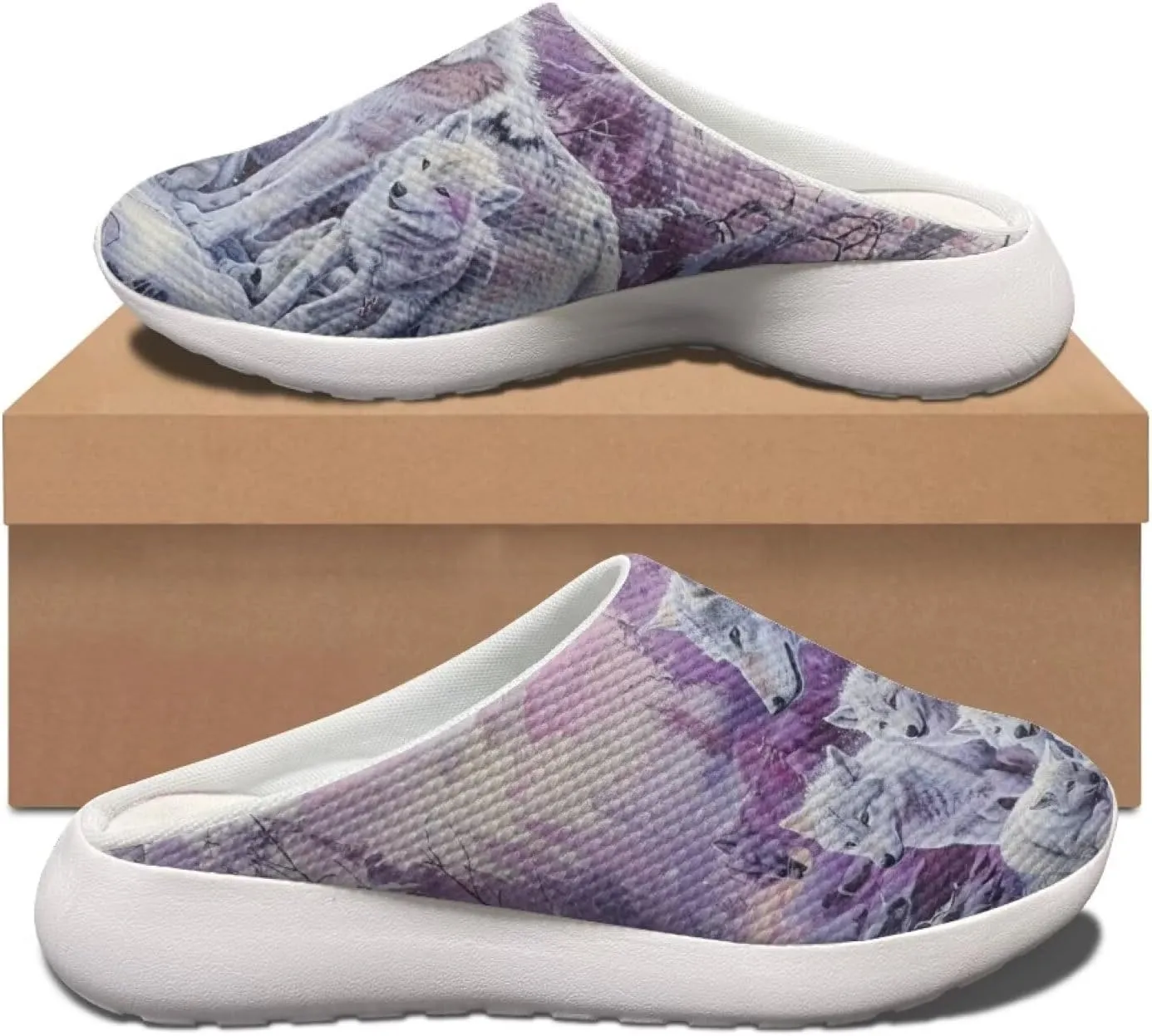 Women's Water Sandals Casual Light Slippers Funny Graphic Garden Clogs Slip On Water Shoes