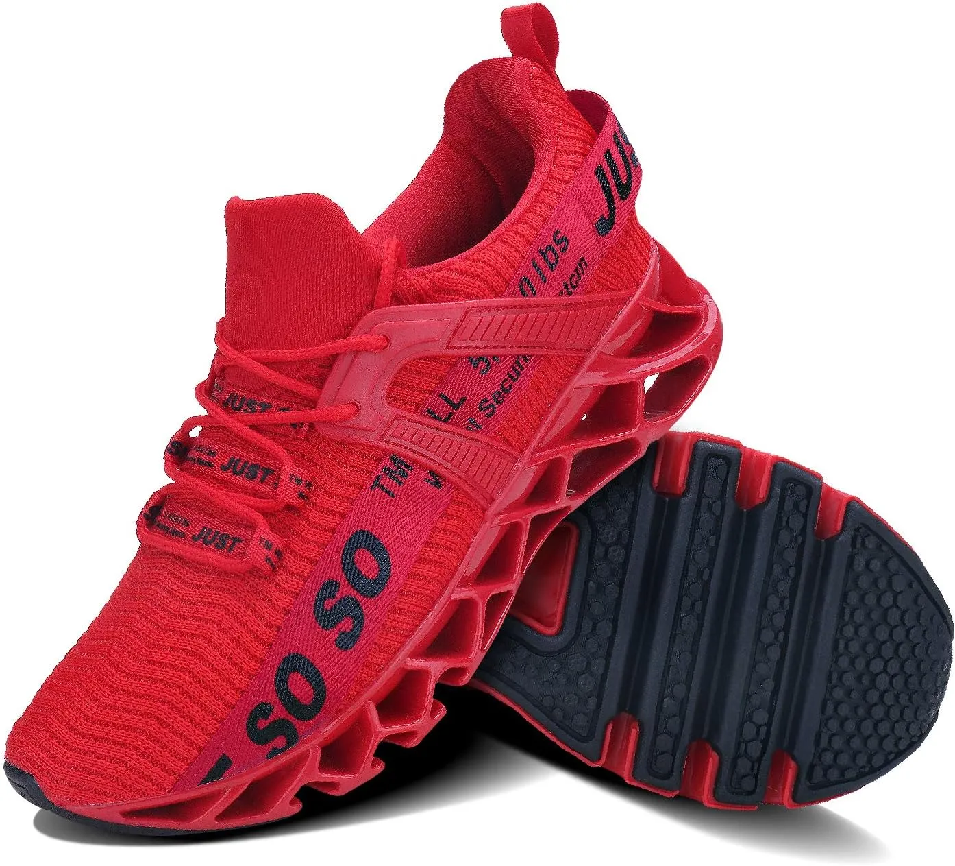 WONESION Mens Breathable Walking Tennis Running Shoes Blade Fashion Sneakers