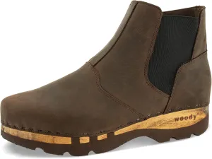 woody Men's Louis Ankle Boots, Coffee, 8 Men