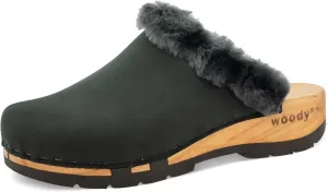 woody Women's Marie Clog, black, 8.5 Women