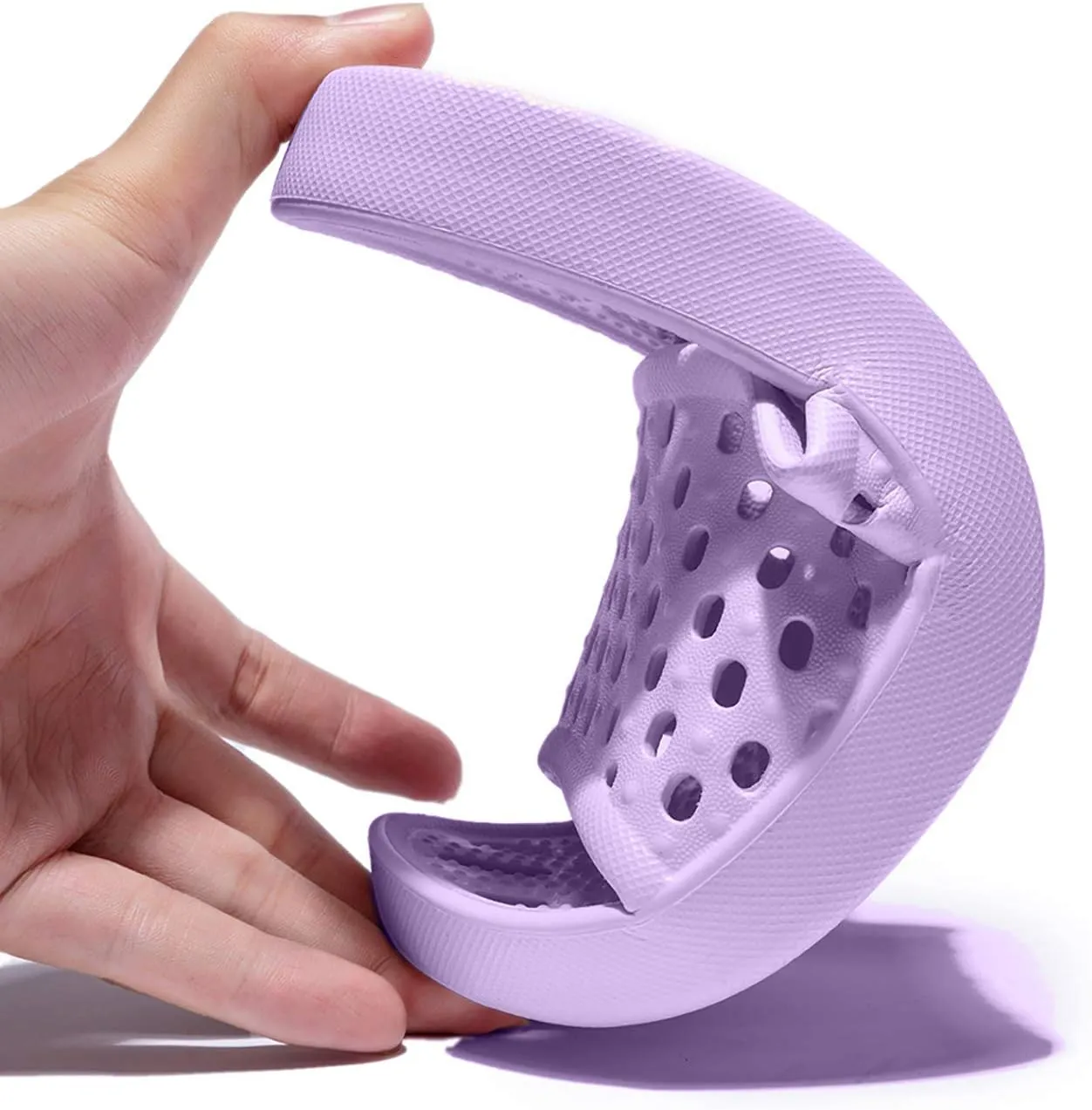 WOTTE Shower Sandals Women Quick Drying Bath Slippers Non Slip Dorm Shoes