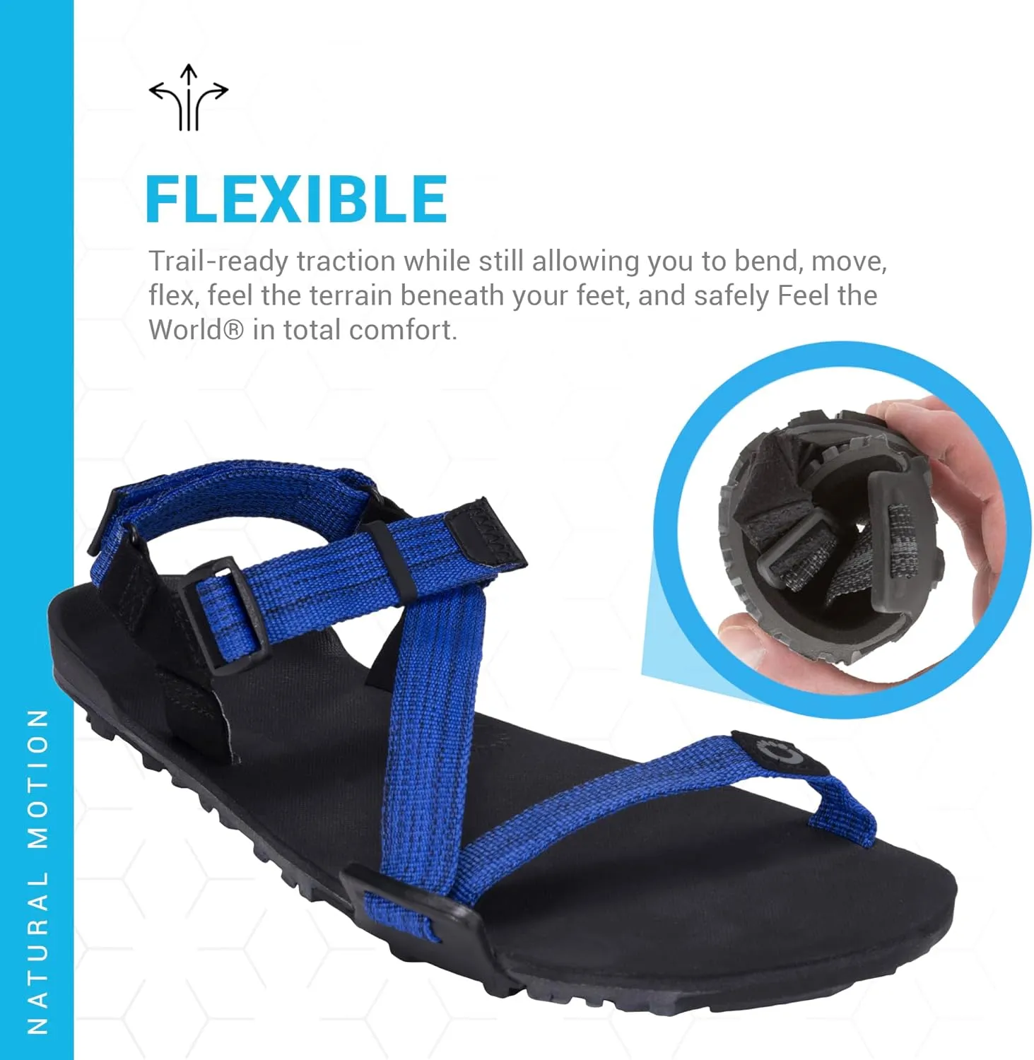 Xero Shoes Men's Z-Trail EV Barefoot Hiking Sandals