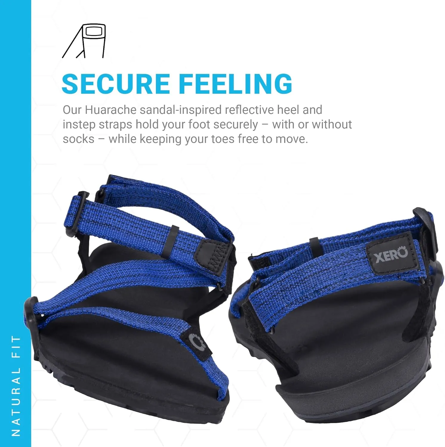 Xero Shoes Men's Z-Trail EV Barefoot Hiking Sandals