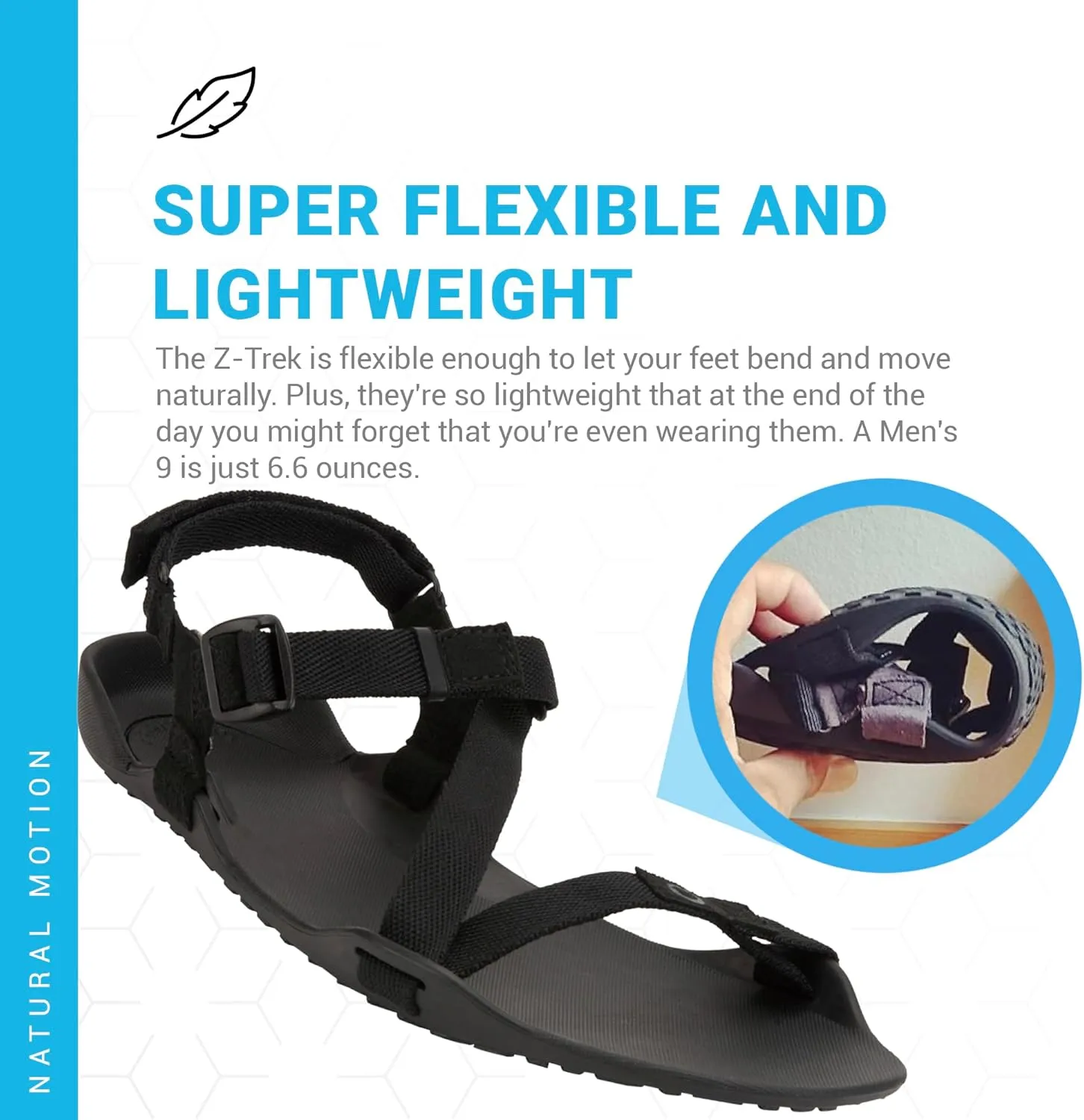 Xero Shoes Men's Z-Trek Barefoot Hiking Sandals