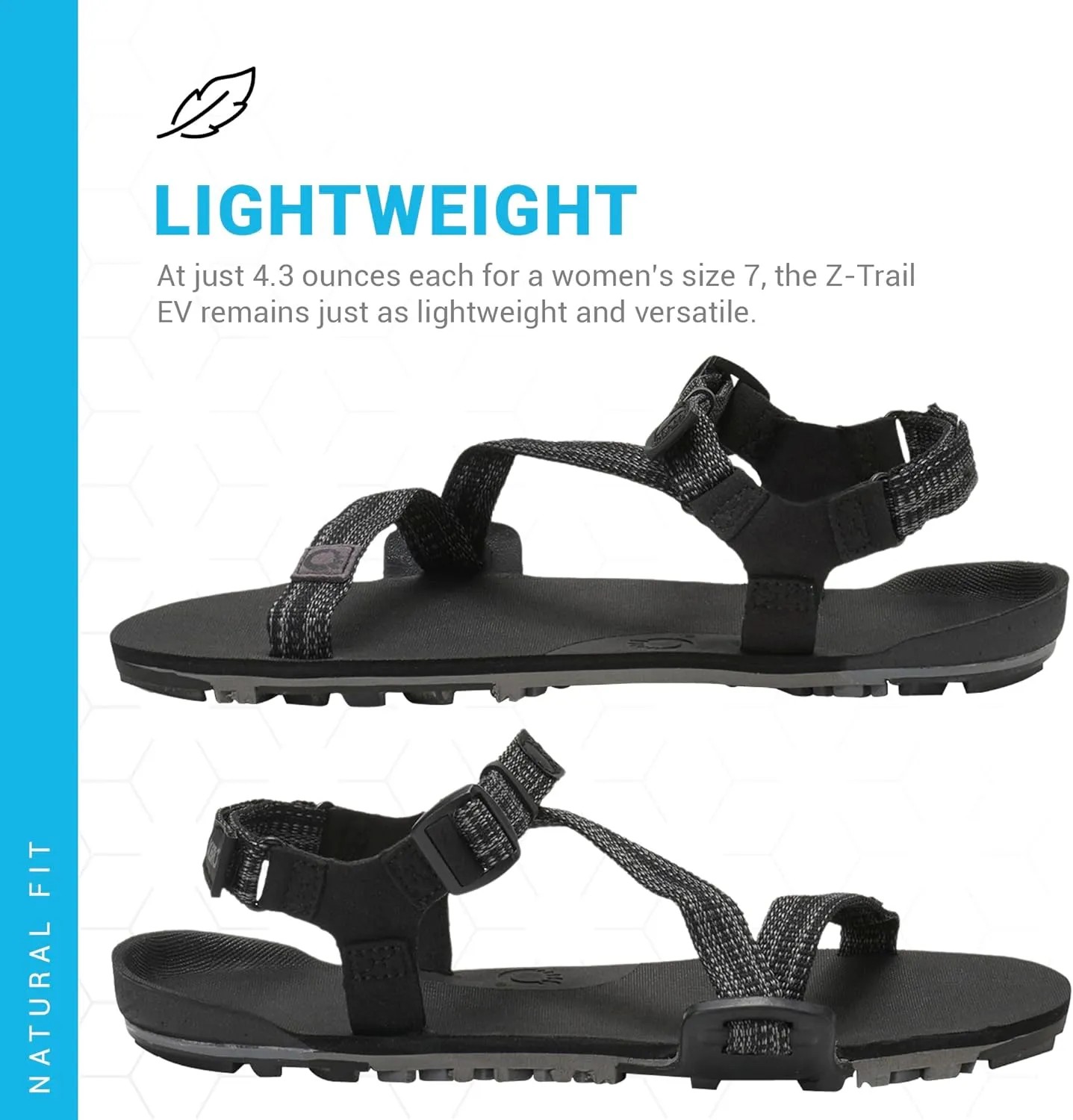 Xero Shoes Women's Z-Trail EV Barefoot Hiking Sandals