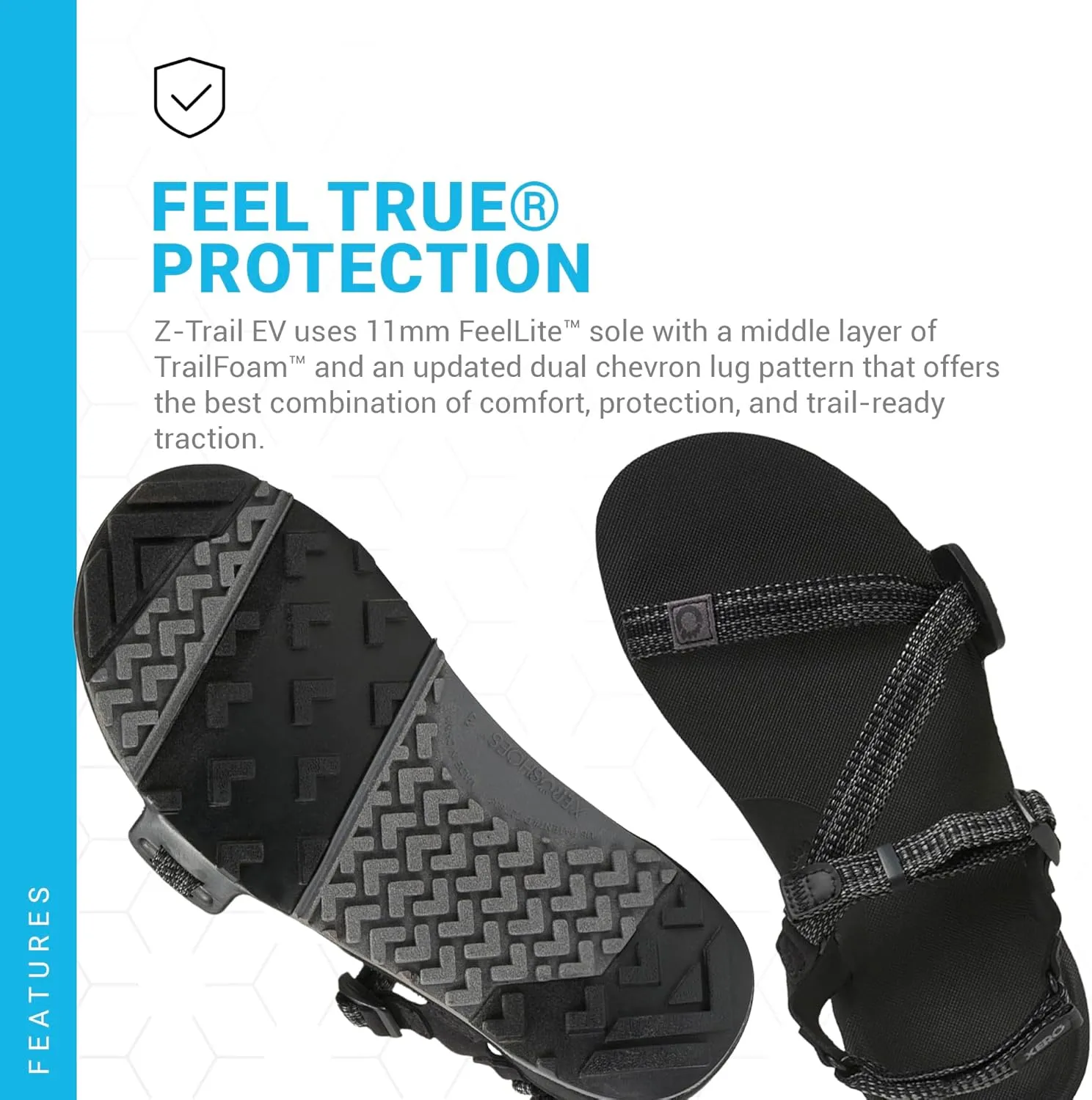 Xero Shoes Women's Z-Trail EV Barefoot Hiking Sandals
