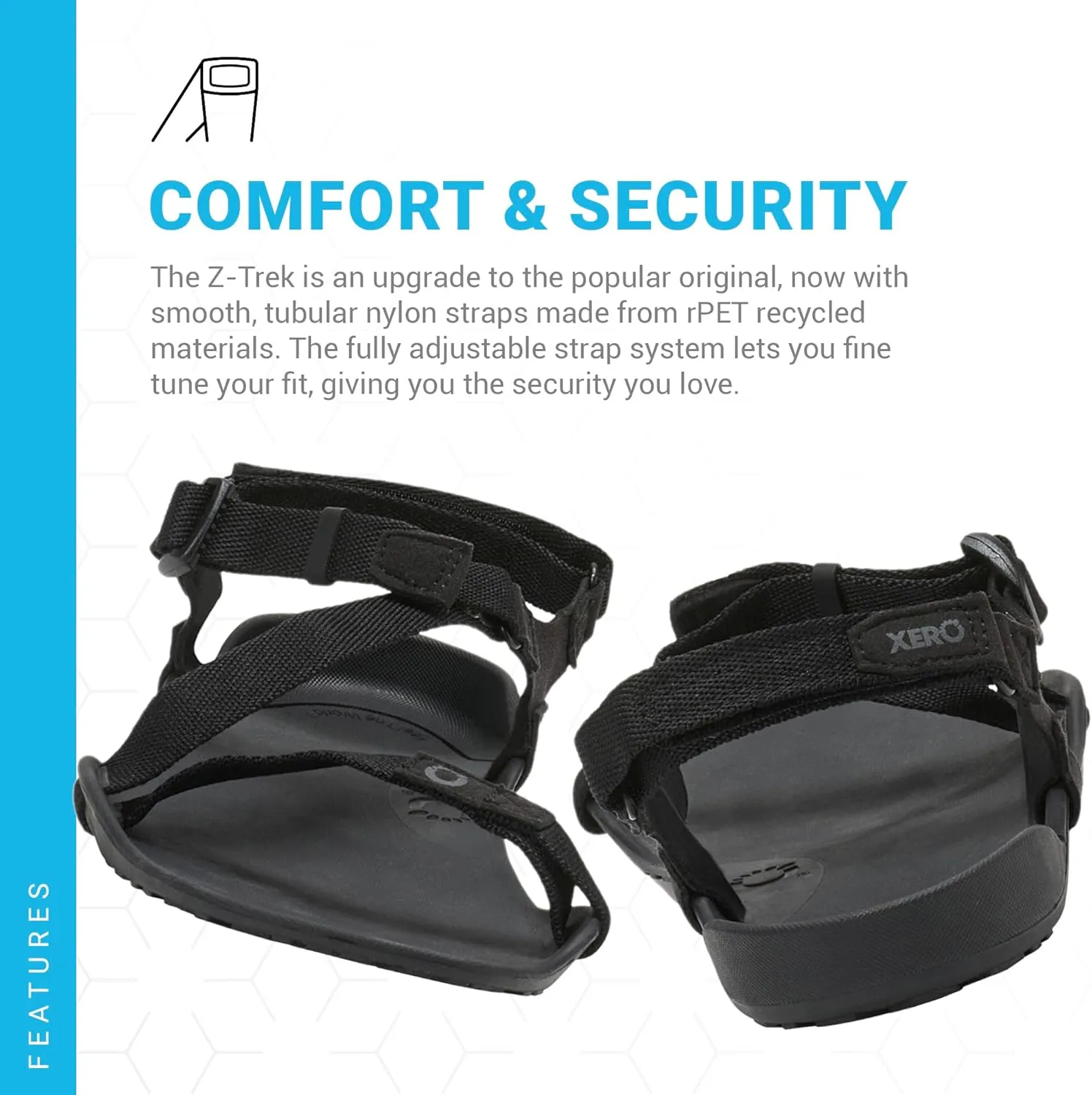 Xero Shoes Women's Z-Trek, Zero Drop Hiking Sandals