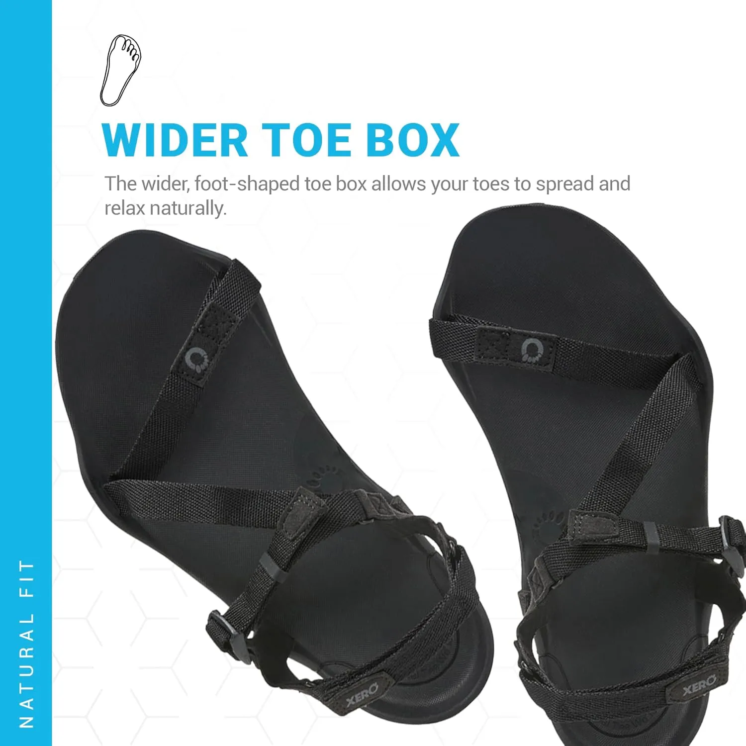 Xero Shoes Women's Z-Trek, Zero Drop Hiking Sandals