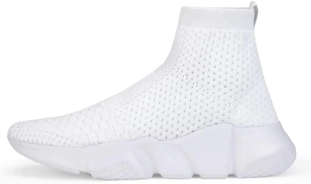 YAVY Kids Sneakers for Boys Tennis Shoes Girls Sock Sneakers for Kids Slip on Shoes Breathable high top Athletic Lightweight Walking Running Shoes