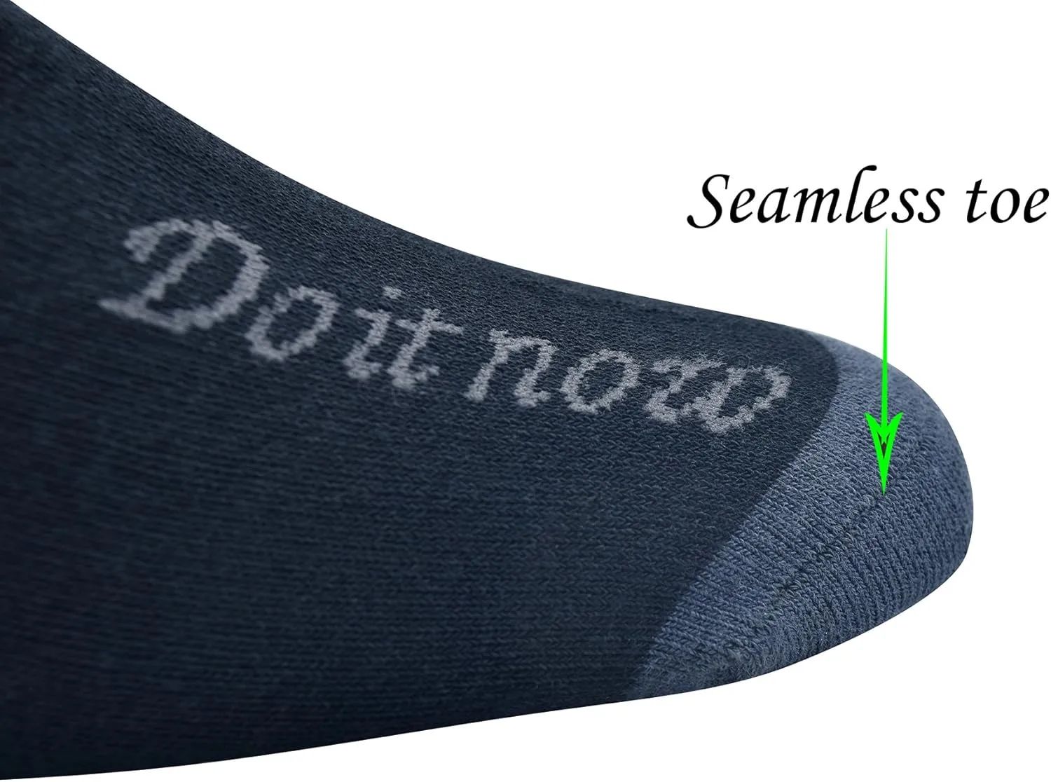 Yomandamor Men's Breathable Dress Crew Socks with Seamless Toe,5 Pairs L Size(Sock Size:10-13)