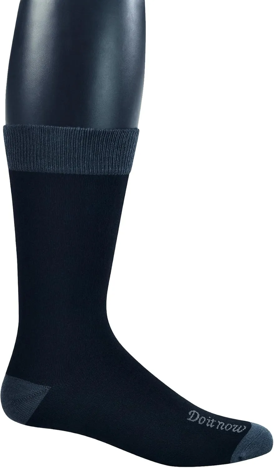 Yomandamor Men's Breathable Dress Crew Socks with Seamless Toe,5 Pairs L Size(Sock Size:10-13)