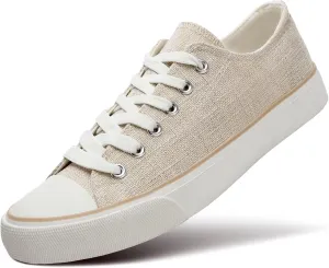 ZGR Women's Canvas Low Top Sneaker Lace-up Classic Casual Shoes for Women