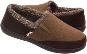 Zigzagger Men's Zermatt Wool-blend Loafer Slippers with Memory Foam Indoor