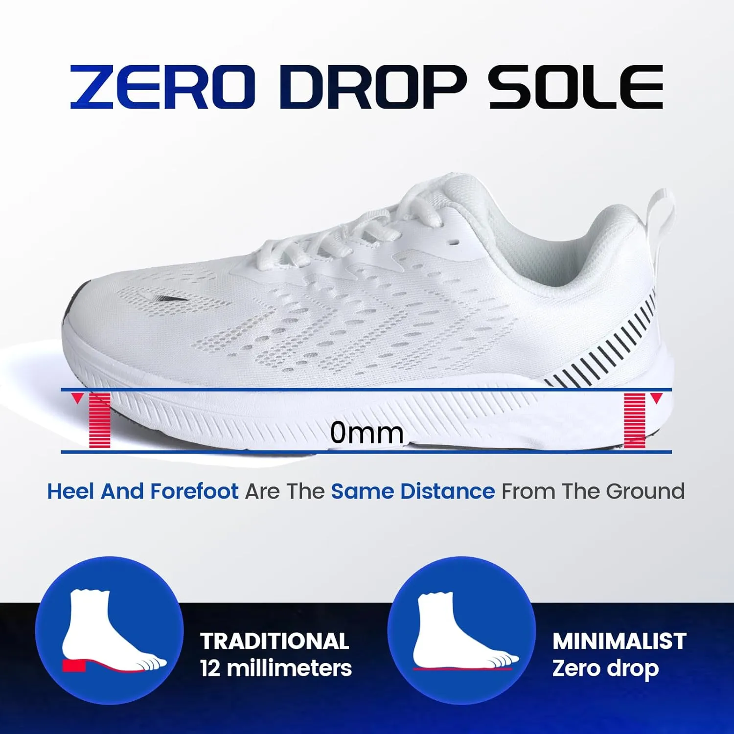 ZVC Wide Toe Box Shoes Women Wide Road Runing Lightweight Comfortable Non Slip Walking Shoes