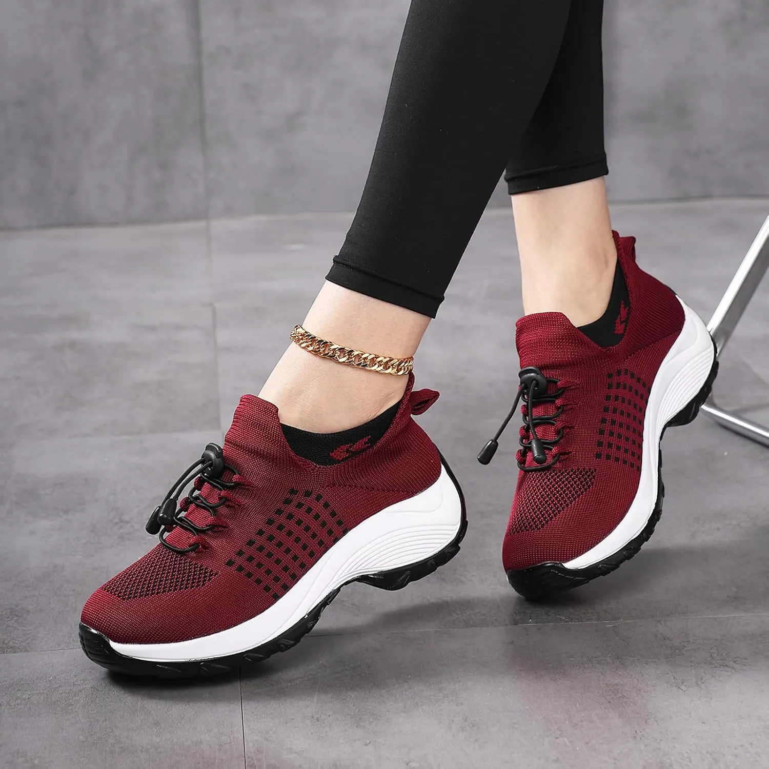 ZWRXW Comfort Wear Orthowear Shoes for Women Men,Arch Support Orthopedic Sneakers Stretch Comfortable Casual Athletic Sneakers Outdoor Lightweight Breathable Walk Shoes